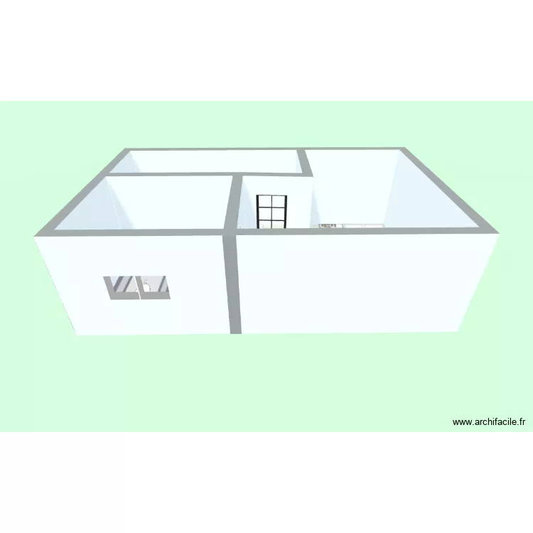 Plan maison. Plan de 3 et 35 m² Plan maison. Plan de 3 et 35 m²