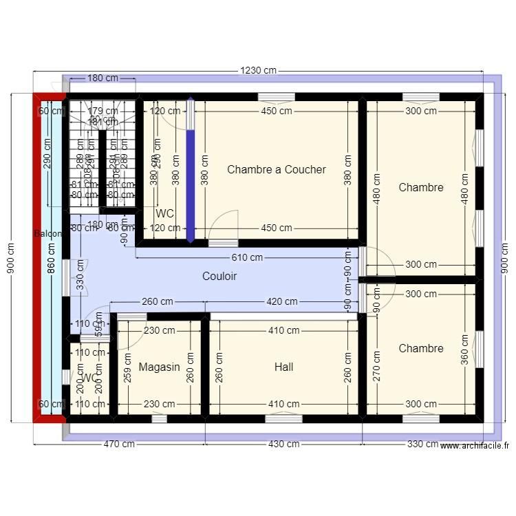 Plan de terrain 10x12 Client 242 06 494 17 56 V4. Plan de 19 pièces et 190 m2