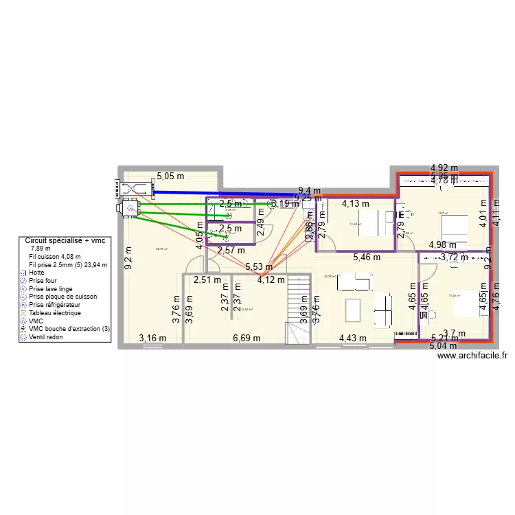 Laurent & Jess circuit spécialisé. Plan de 9 et 165 m² Laurent & Jess circuit spécialisé. Plan de 9 et 165 m²