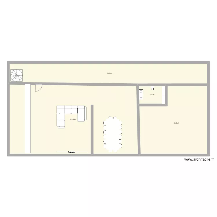 ademooooooooooooo*. Plan de 6  et 357 m²