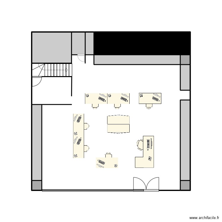 krys. Plan de 12 pièces et 25 m2