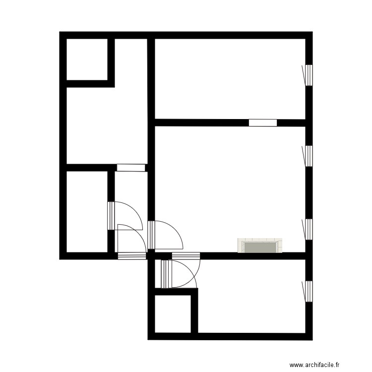 ZEHR APP 8. Plan de 6 pièces et 46 m2
