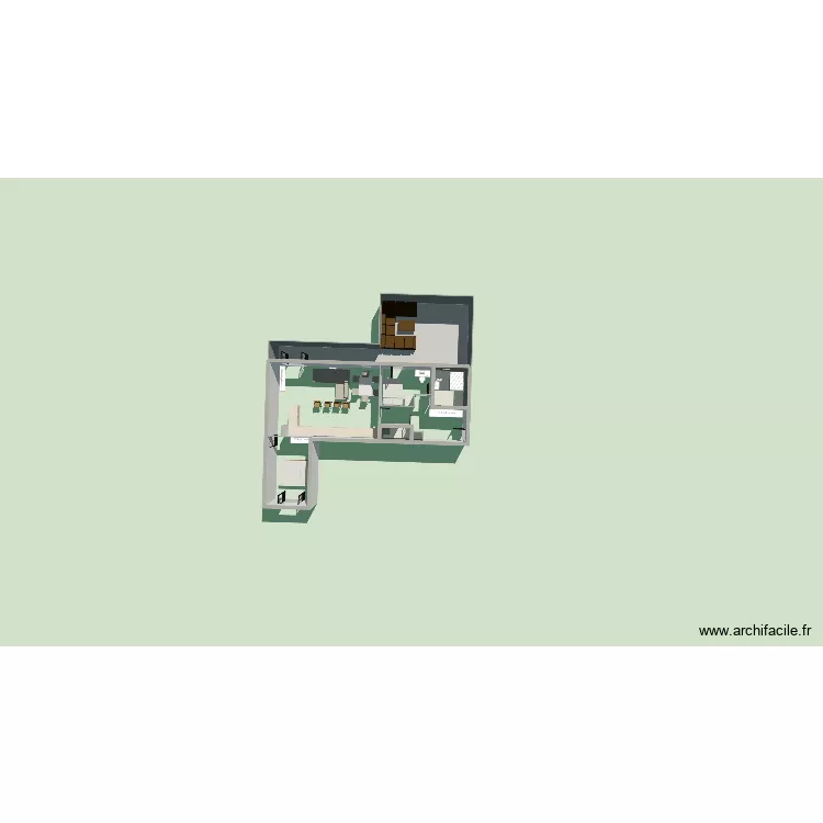 appart. Plan de 4 Pièces et 44 m² appart. Plan de 4 Pièces et 44 m²