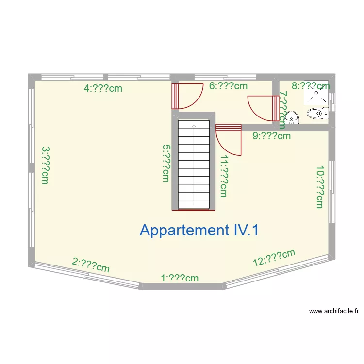 appartement IV. Plan de 