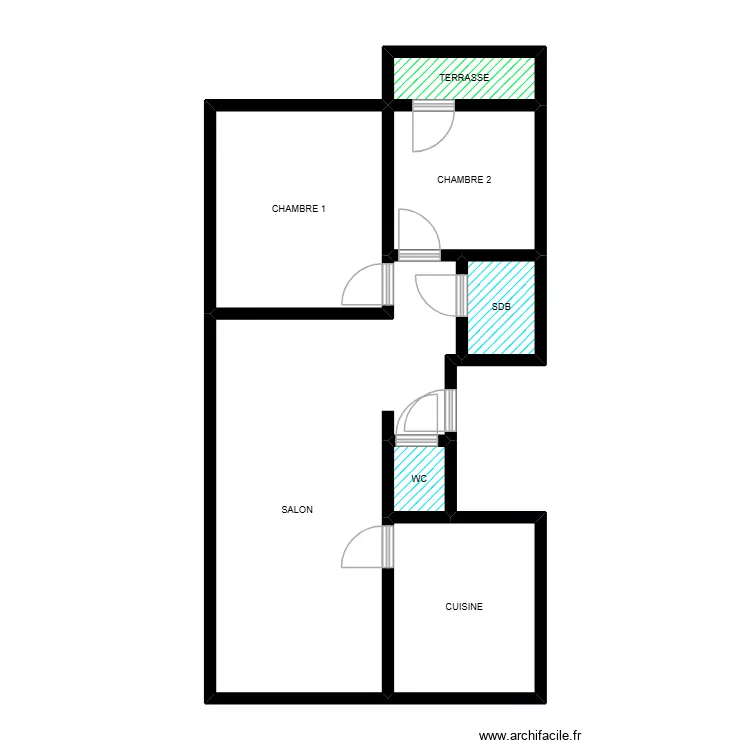 HANNETONS 43. Plan de 