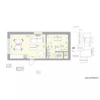 Garage 1 evolution meubl&eacute; porte placard