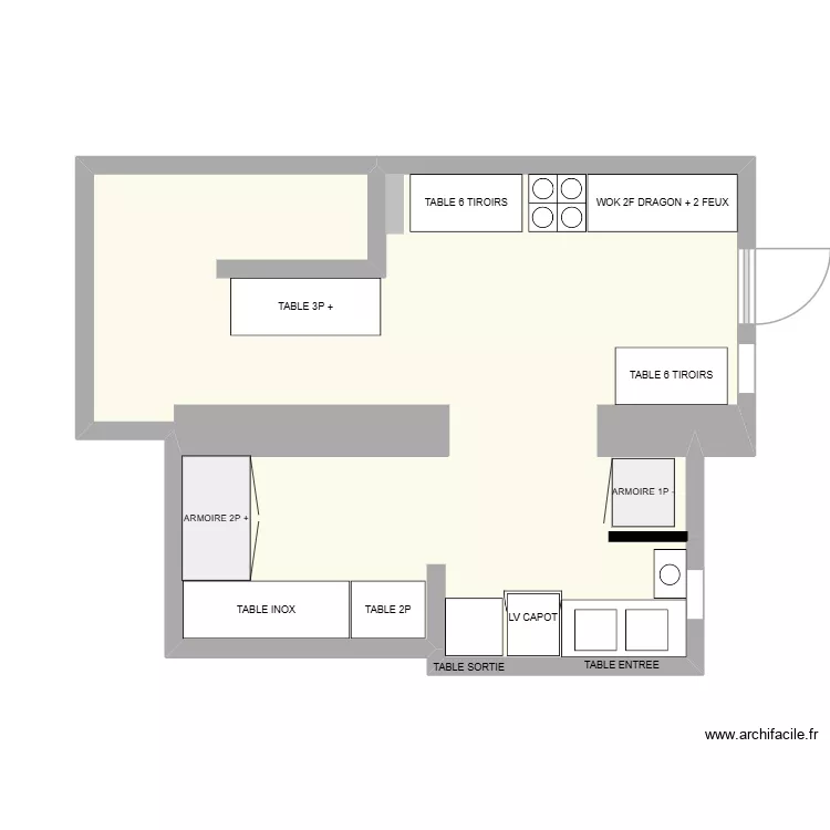 ZAAP THAI. Plan de 1 et 35 m² ZAAP THAI. Plan de 1 et 35 m²