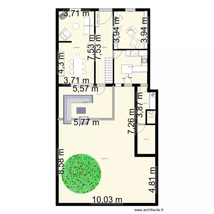 Maison Victor Hugo. Plan de 9  et 183 m²