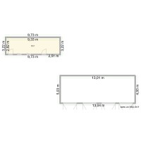 plan coupe et facade avant travaux