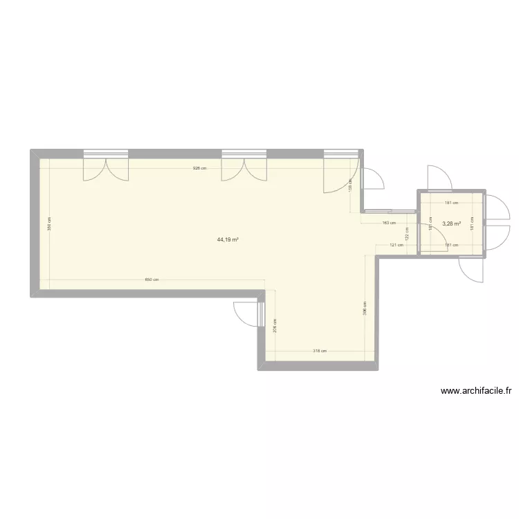 plan s&eacute;jour. Plan de 