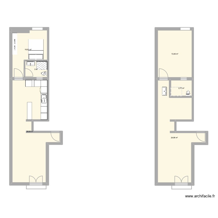 T1 RUA V BORGA. Plan de 0 pièce et 0 m2