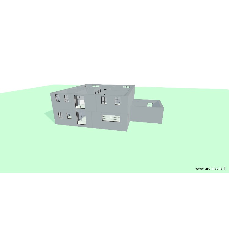 maison réduite. Plan de 21 pièces et 432 m2