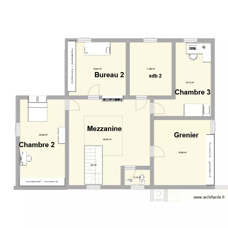 Maison Ori. Plan de 
