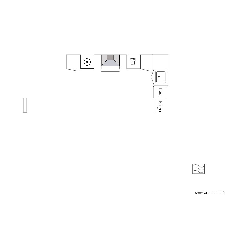 cuisine. Plan de 0 pièce et 0 m2