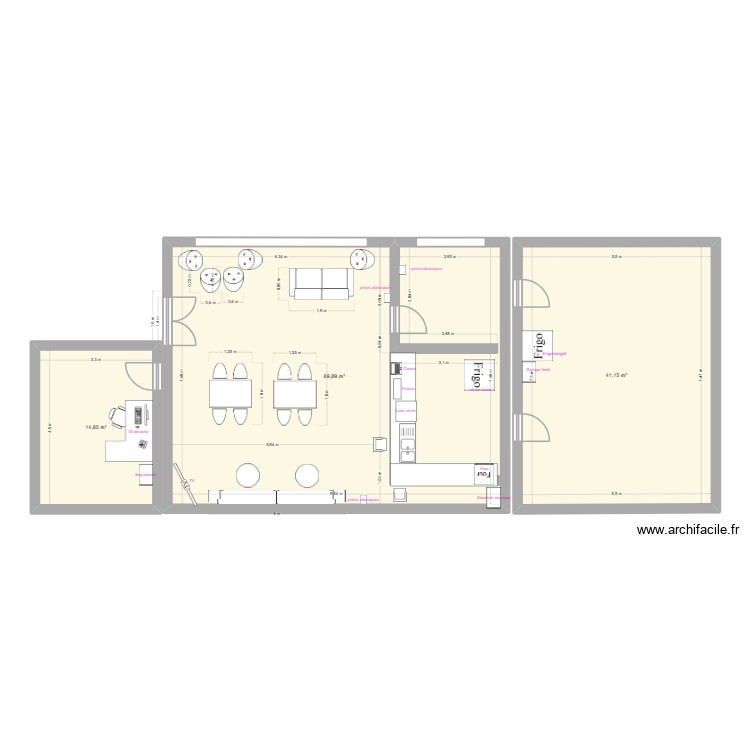 Club House. Plan de 0 pièce et 0 m2