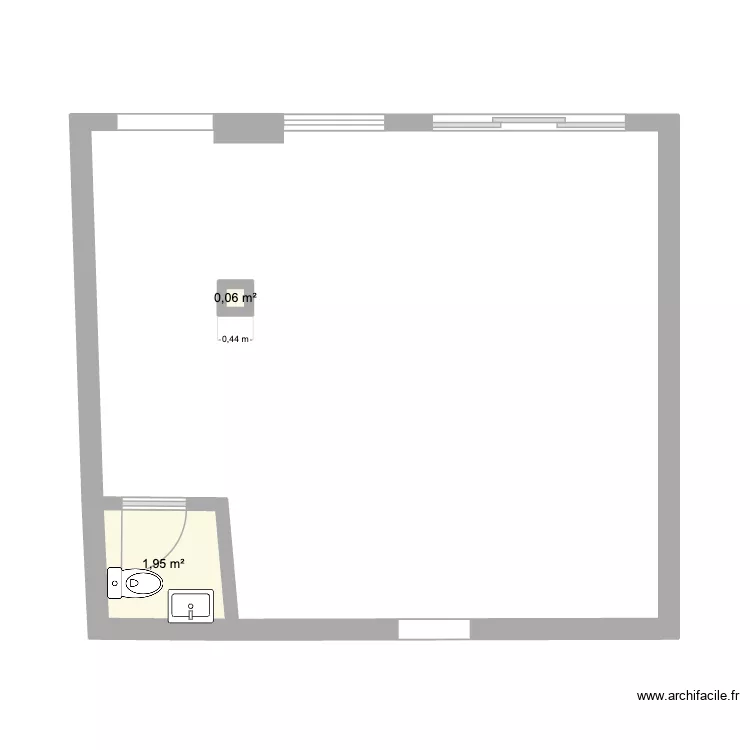 BUREAU JEAN JAURES. Plan de 2 et 2 m² BUREAU JEAN JAURES. Plan de 2 et 2 m²