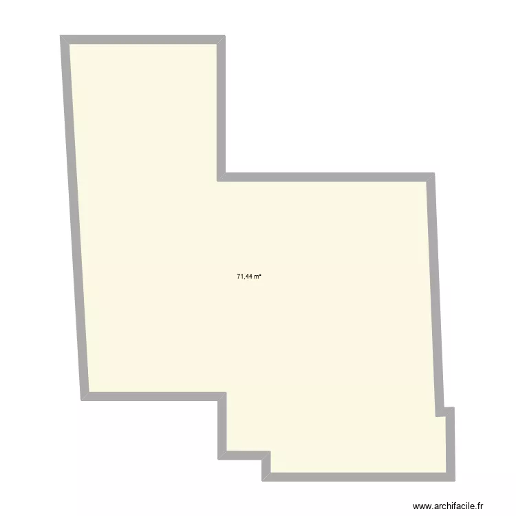 terrasse. Plan de 1 et 71 m² terrasse. Plan de 1 et 71 m²