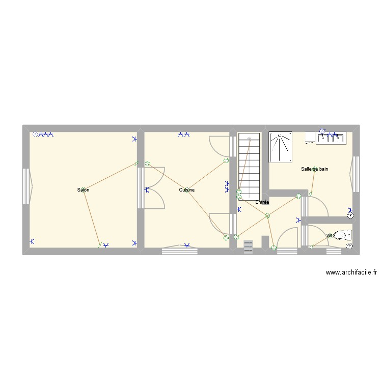 Route d'Orval - Myrian. Plan de 16 pièces et 160 m2