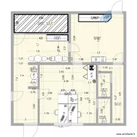 bureau rdc meubl&eacute;