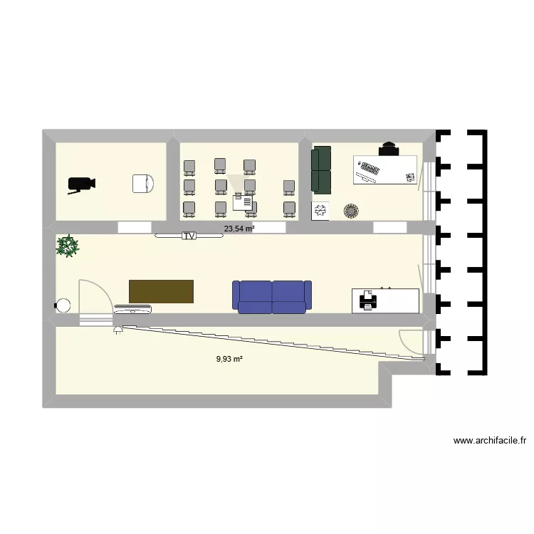 Blue Conduite. Plan de 
