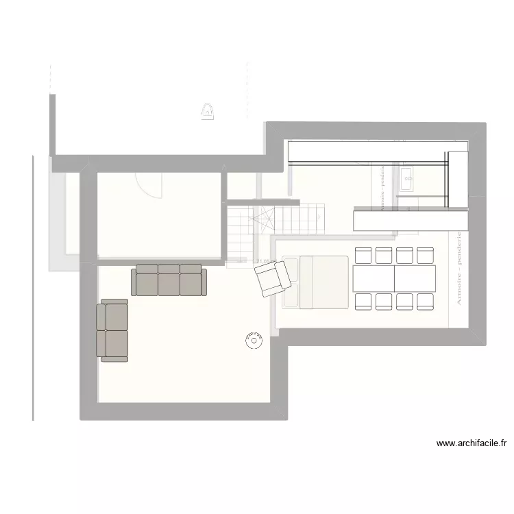 Plan7. Plan de 1 Pièce et 71 m²