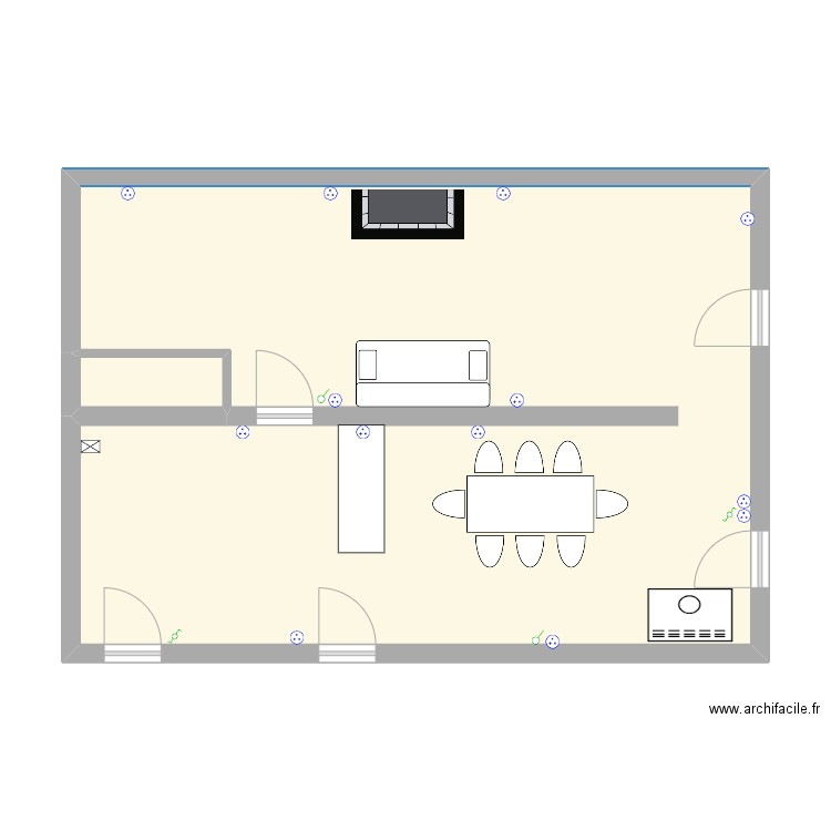 Goulier RDC. Plan de 0 pièce et 0 m2