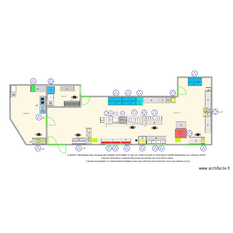 ESPACE360. Plan de 3 pièces et 106 m2