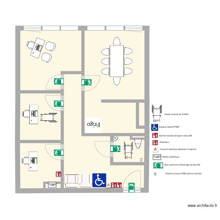 agence du domicile domus medica accessibilité. Plan de 0 pièce et 0 m2