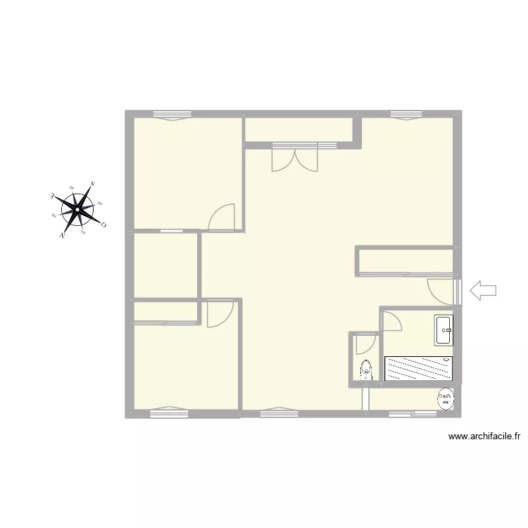 Luciani T3/4. Plan de 10 et 85 m² Luciani T3/4. Plan de 10 et 85 m²