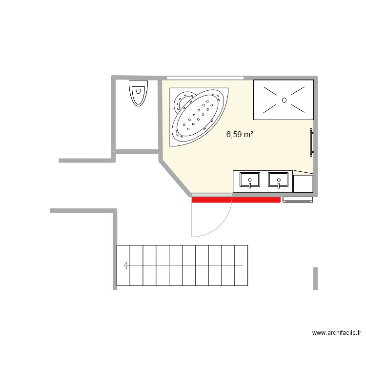 SALLE DE BAIN NEW. Plan de 0 pièce et 0 m2