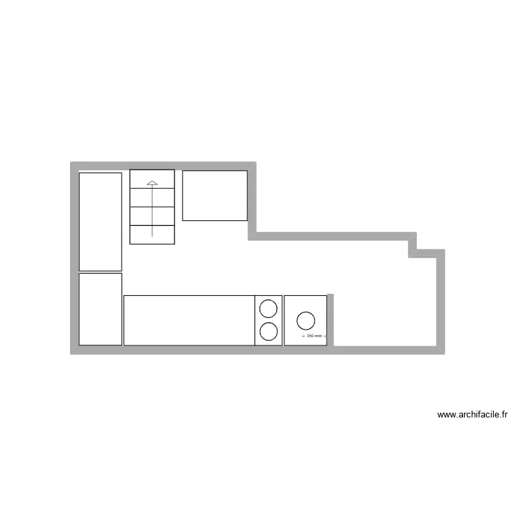 YUME ASIAN. Plan de 1 Pièce et 9 m²