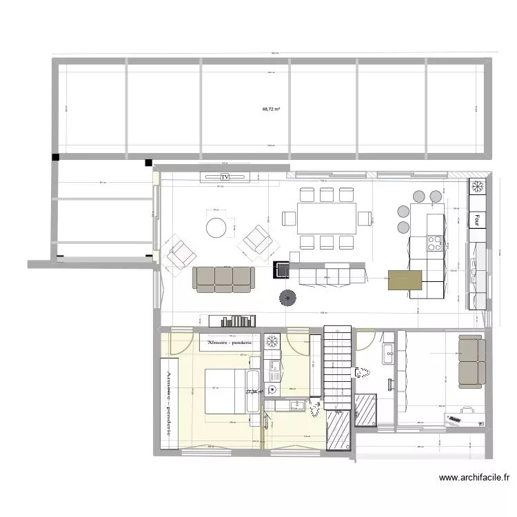 Obernai RDC validé E Trappe avec terrasse. Plan de 2 Pièces et 76 m² Obernai RDC validé E Trappe avec terrasse. Plan de 2 Pièces et 76 m²