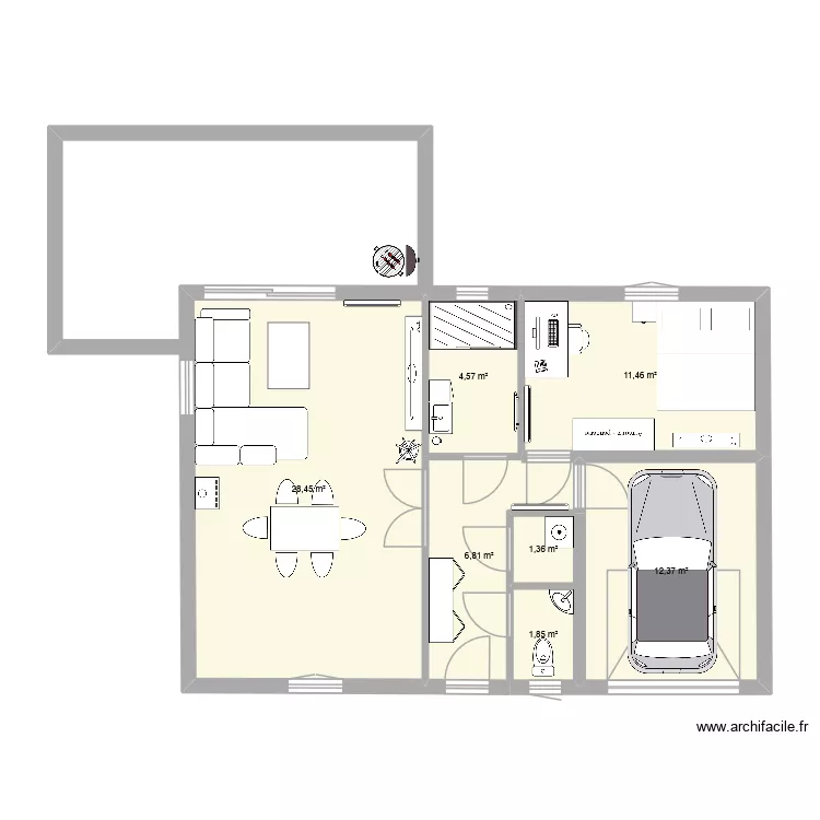 maison 60m2. Plan de 7 et 67 m² maison 60m2. Plan de 7 et 67 m²