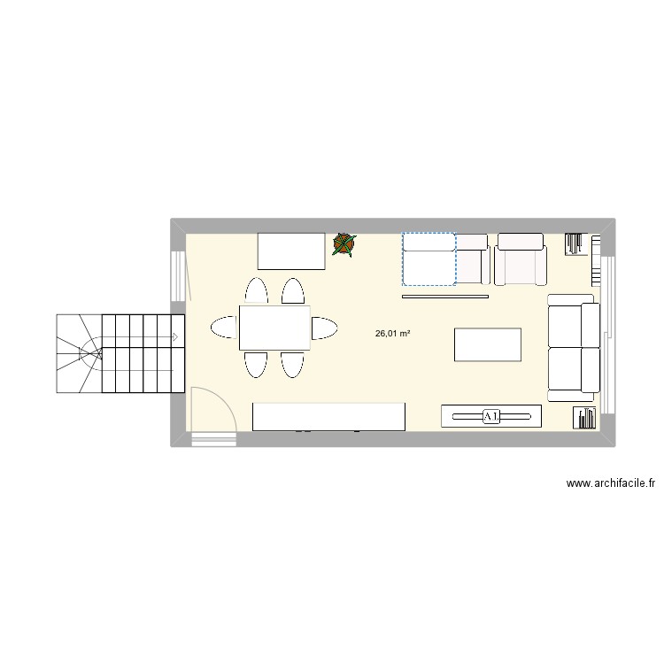 Salon parents. Plan de 0 pièce et 0 m2