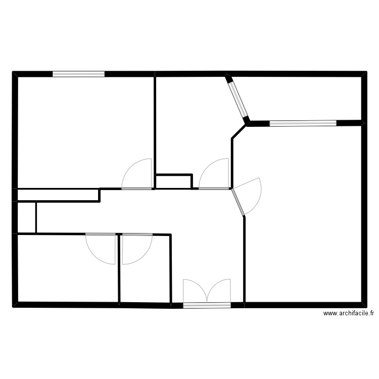 Le Roy. Plan de 8 pièces et 348 m2