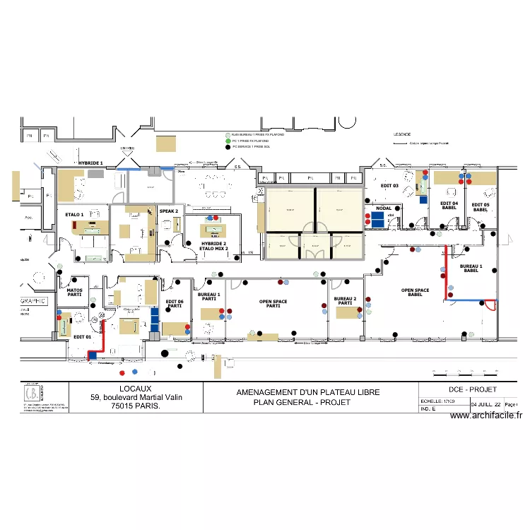 VALIN BEYROUTH 5. Plan de VALIN BEYROUTH 5. Plan de