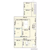 Plan bureau &eacute;tage 