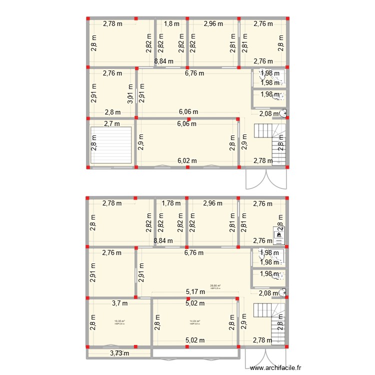 RC 1. Plan de 0 pièce et 0 m2