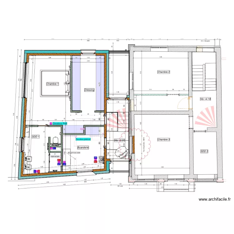PLAN LERMUSIEAU ETAGE. Plan de 