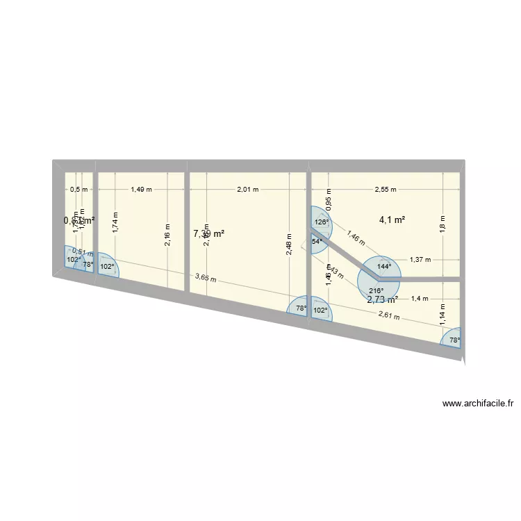 acces1. Plan de 4 et 15 m² acces1. Plan de 4 et 15 m²