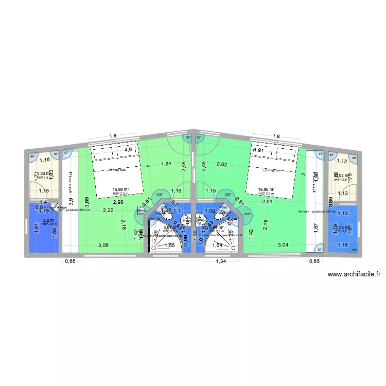 PLAN PERSO etage. Plan de 8 et 48 m² PLAN PERSO etage. Plan de 8 et 48 m²