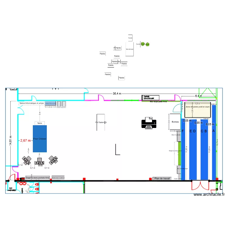 Atelier DTG Broderie couture. Plan de 