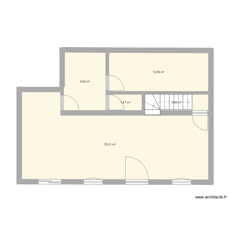 Maison. Plan de 0 pièce et 0 m2