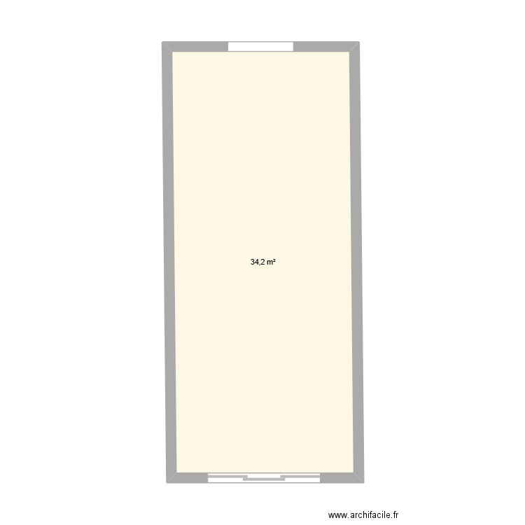 GARAGE 1. Plan de 1 pièce et 34 m2