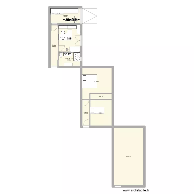 EXTENTION MAISON LAU&AL. Plan de 