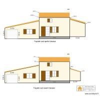 Plan facades sud 2