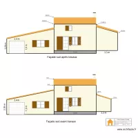 Plan facades sud 2