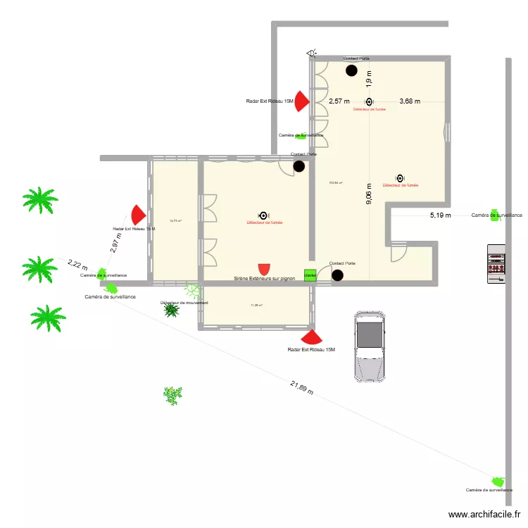 villa ENCELI. Plan de villa ENCELI. Plan de