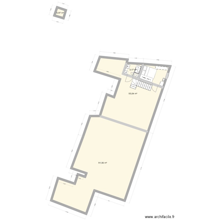 M AISON. Plan de 18 pièces et 276 m2