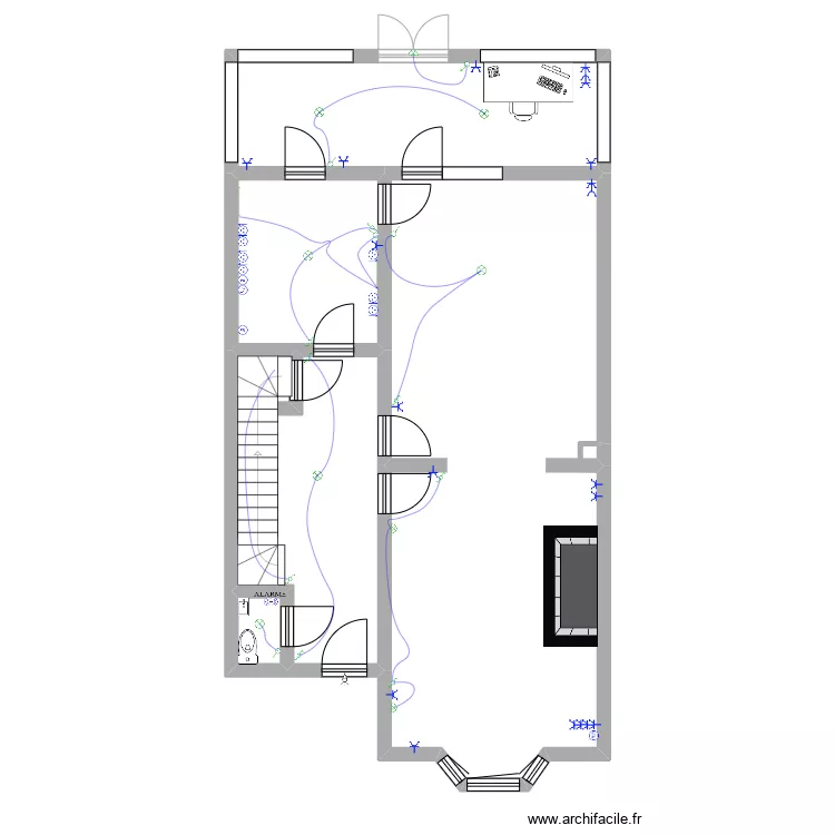 PLAN IMPLANTATION RDC UCCLE. Plan de 
